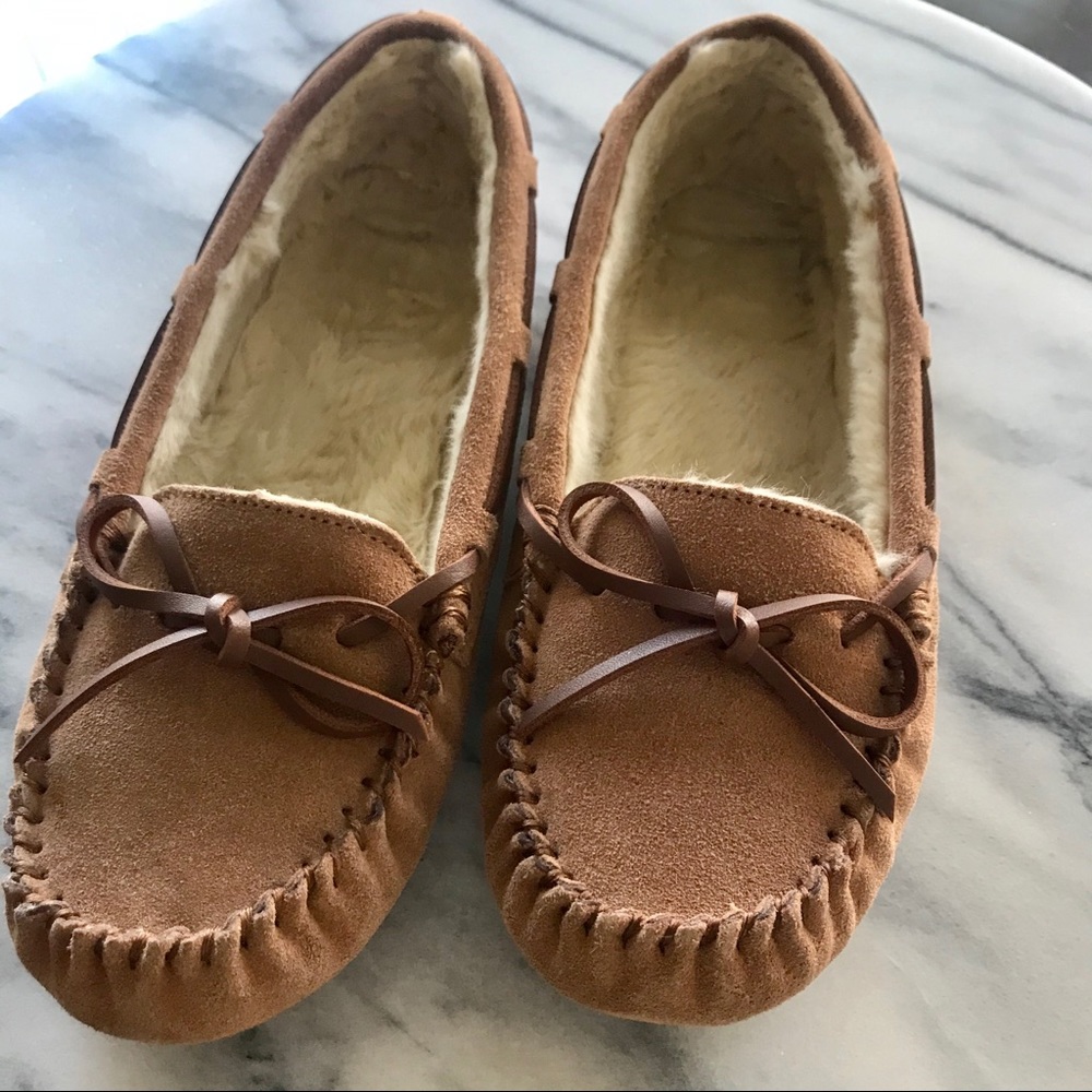 Zealand Brand Tan Moccasins S8